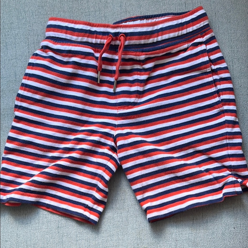 Hanna Andersson Striped Kid’s Shorts - Orange, White, and Blue 🧡🤍💙